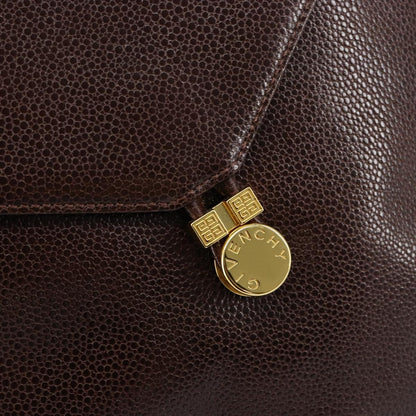 Givenchy Shoulder Leather, Brown, Leather, Shoulder Bag