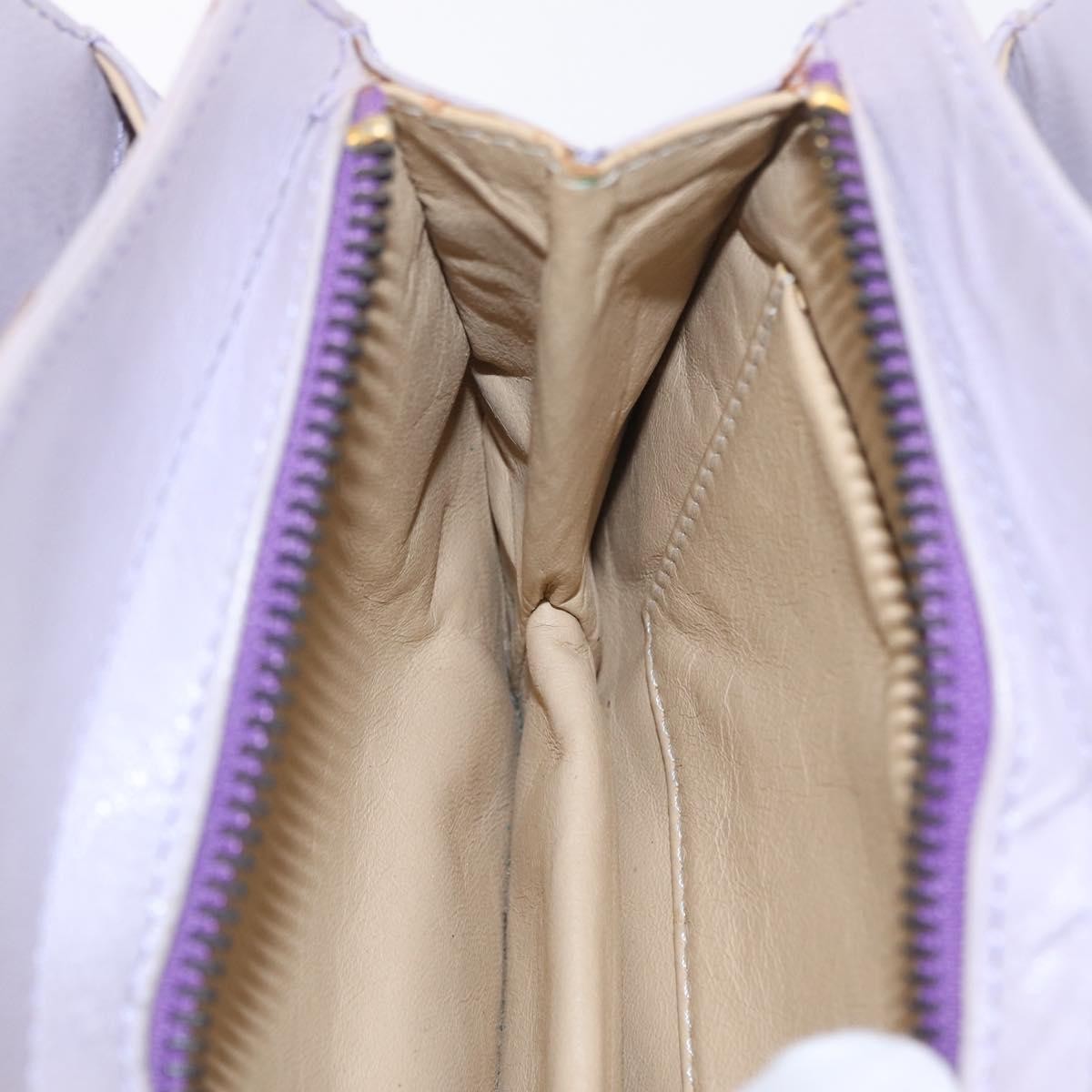 Fendi Handbag cuir, Purple, Leather, Handbag