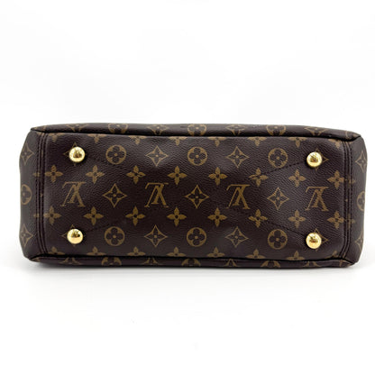 Louis Vuitton Pallas Shopper Monogram Canvas and Calfskin, Brown, Canvas, Tote Bag