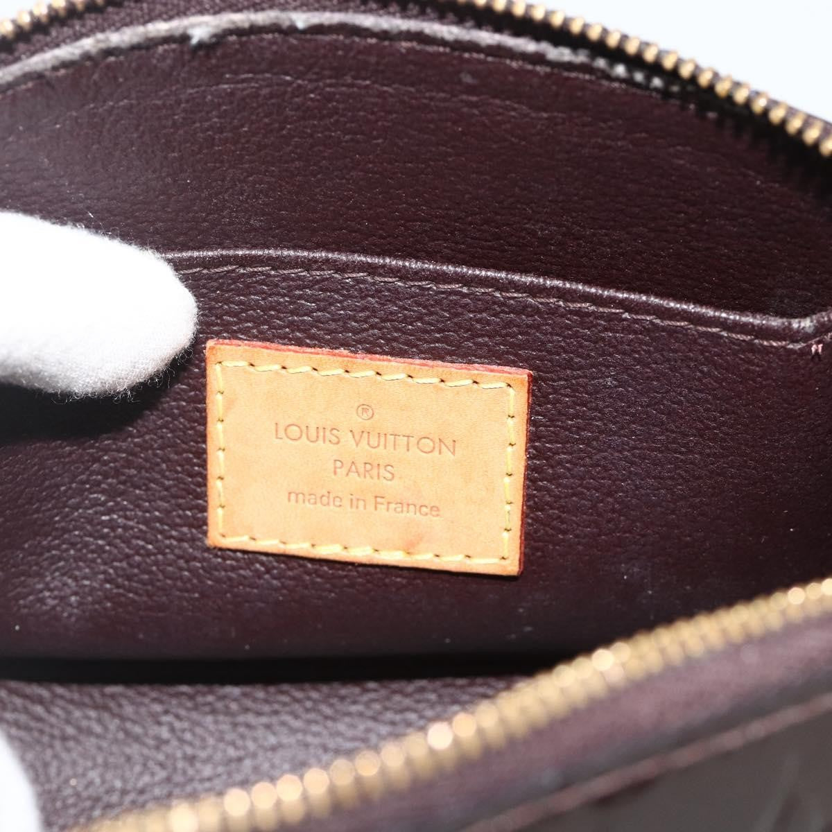 Louis Vuitton Cosmetic Monogram Vernis, Burgundy, Patent Leather, Toiletry Case