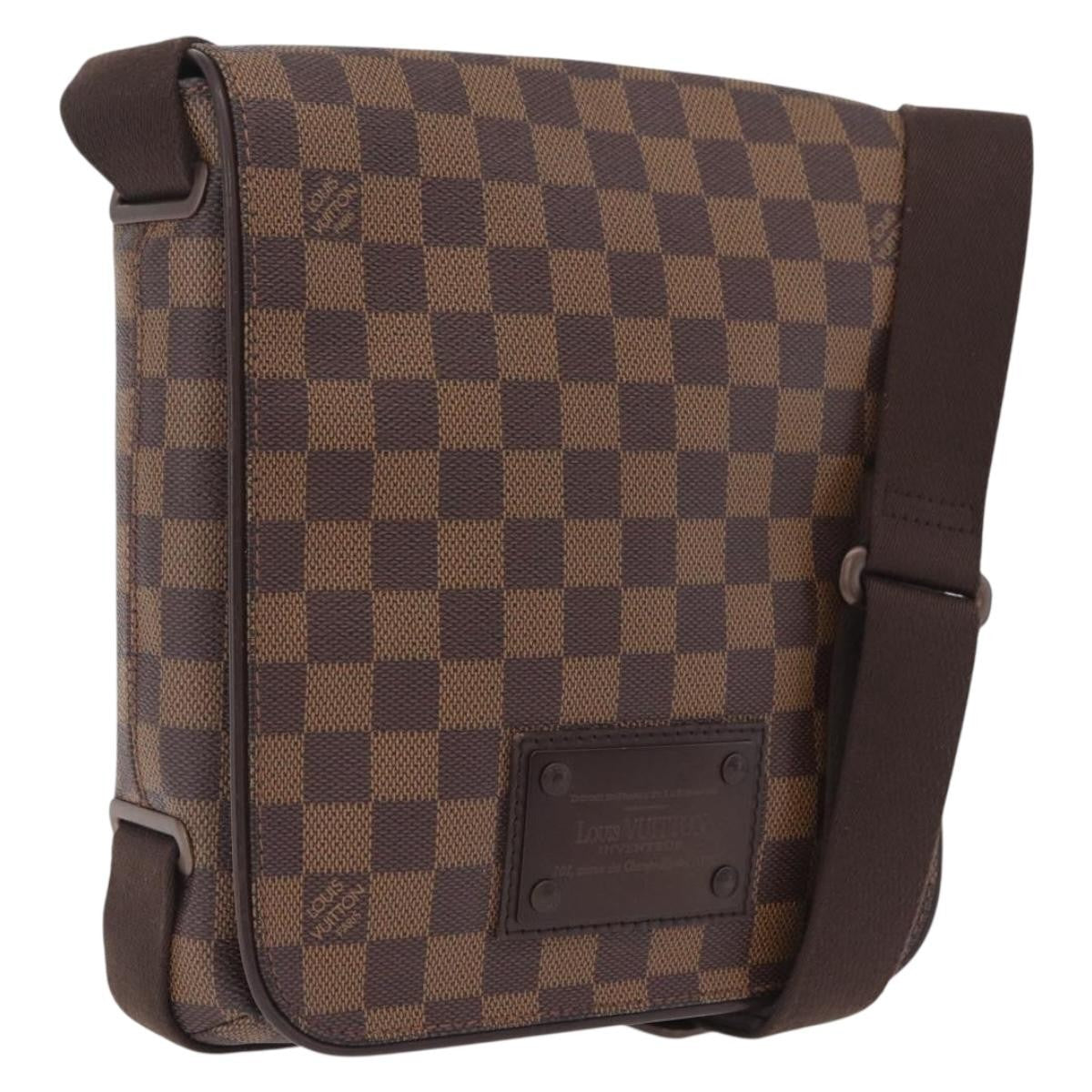 Louis Vuitton Brooklyn Damier, Brown, Canvas, Shoulder Bag