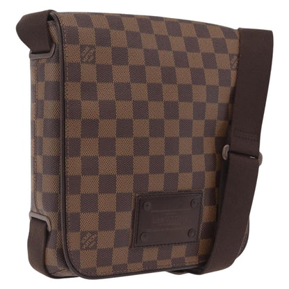Louis Vuitton Brooklyn Damier, Brown, Canvas, Shoulder Bag