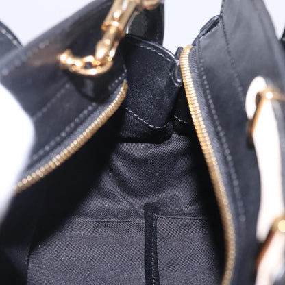 Chloe Alice Satchel Leather, Black, Leather, Handbag