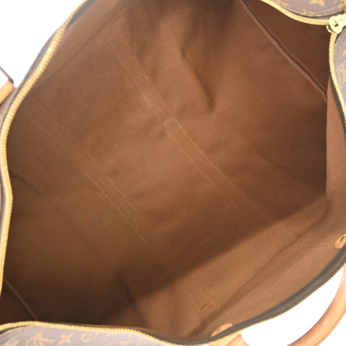 Louis Vuitton Keepall Monogram Canvas, Brown, Canvas, Travel Bag