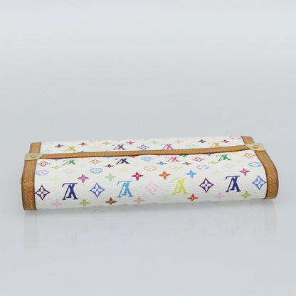 Louis Vuitton Porte Tresor International Monogram Multicolor, White, Canvas, Wallet