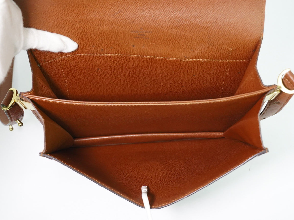 Louis Vuitton Raspail Monogram Canvas, Brown, Canvas, Handbag