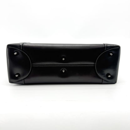 Christian Dior Malice Leather, Black, Calfskin, Handbag