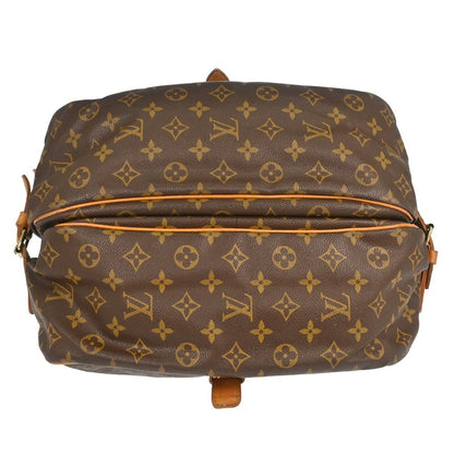 Louis Vuitton Saumur Monogram Canvas, Brown, Canvas, Shoulder Bag