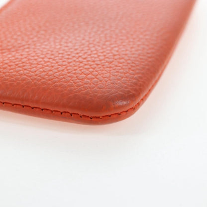 Louis Vuitton Pochette Clés Everyday LV leather, Orange, Leather, Wallet