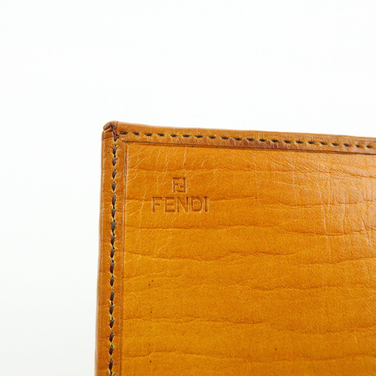 Fendi Bifold Zucca Coated Canvas, Beige, Canvas, Wallet