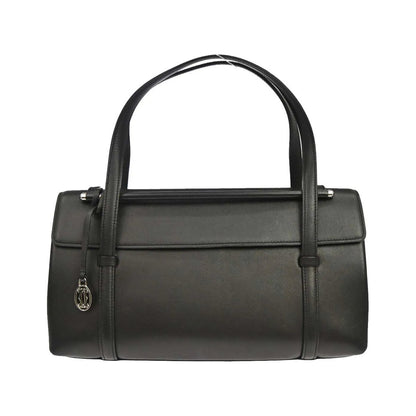 Cartier Cabochon Leather, Black, Leather, Handbag