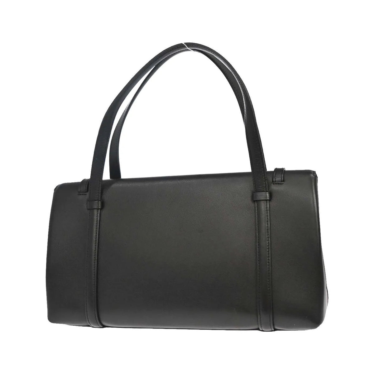 Cartier Cabochon Leather, Black, Leather, Handbag