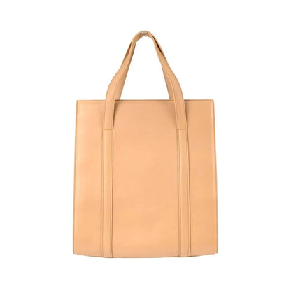 Cartier Cabochon Leather, Beige, Leather, Handbag