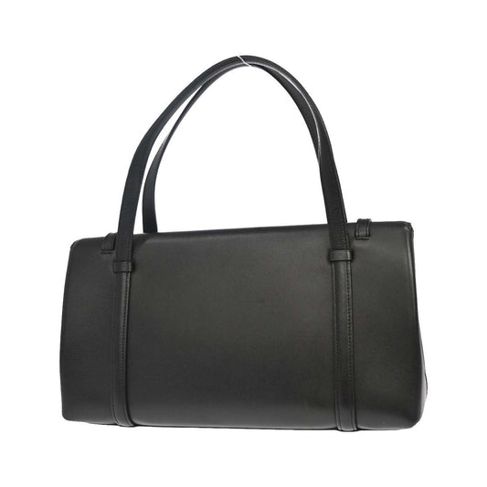 Cartier Cabochon Leather, Black, Leather, Handbag