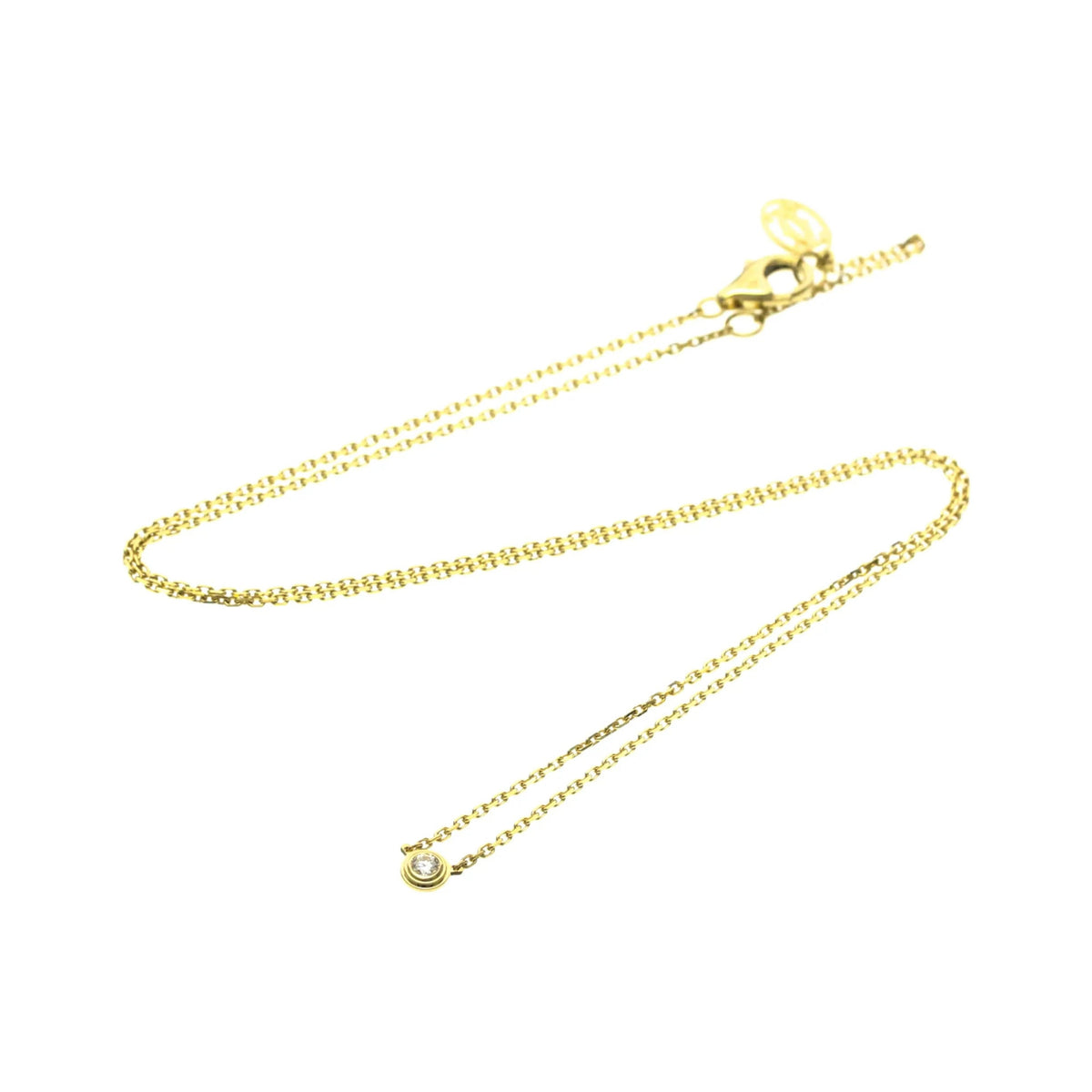 Cartier Cartier D'Amour Pendant 18K Yellow Gold and Diamond, Gold, Yellow Gold, Necklace