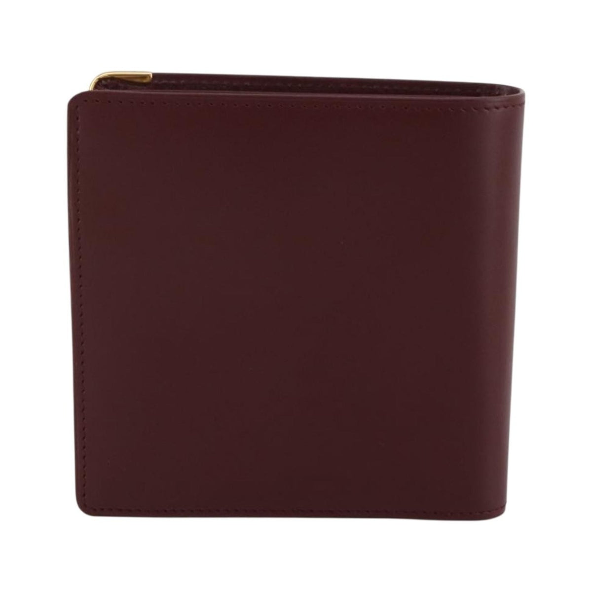 Cartier Coin Purse Must de Cartier Leather, Burgundy, Leather, Wallet