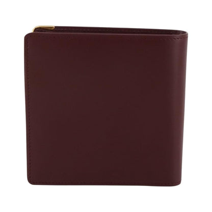 Cartier Coin Purse Must de Cartier Leather, Burgundy, Leather, Wallet