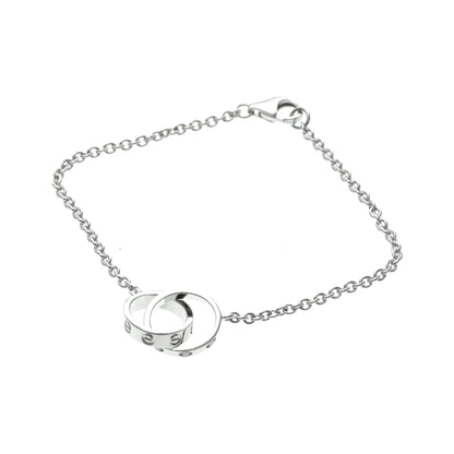 Cartier Love Interlocking 18K White Gold, Silver, White Gold, Bracelet