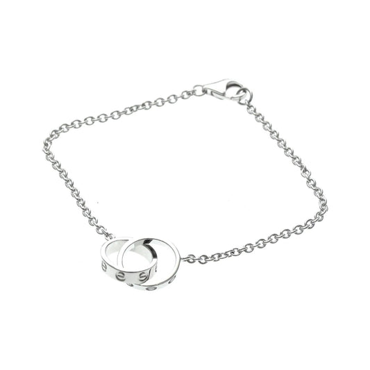 Cartier Love Interlocking 18K White Gold, Silver, White Gold, Bracelet