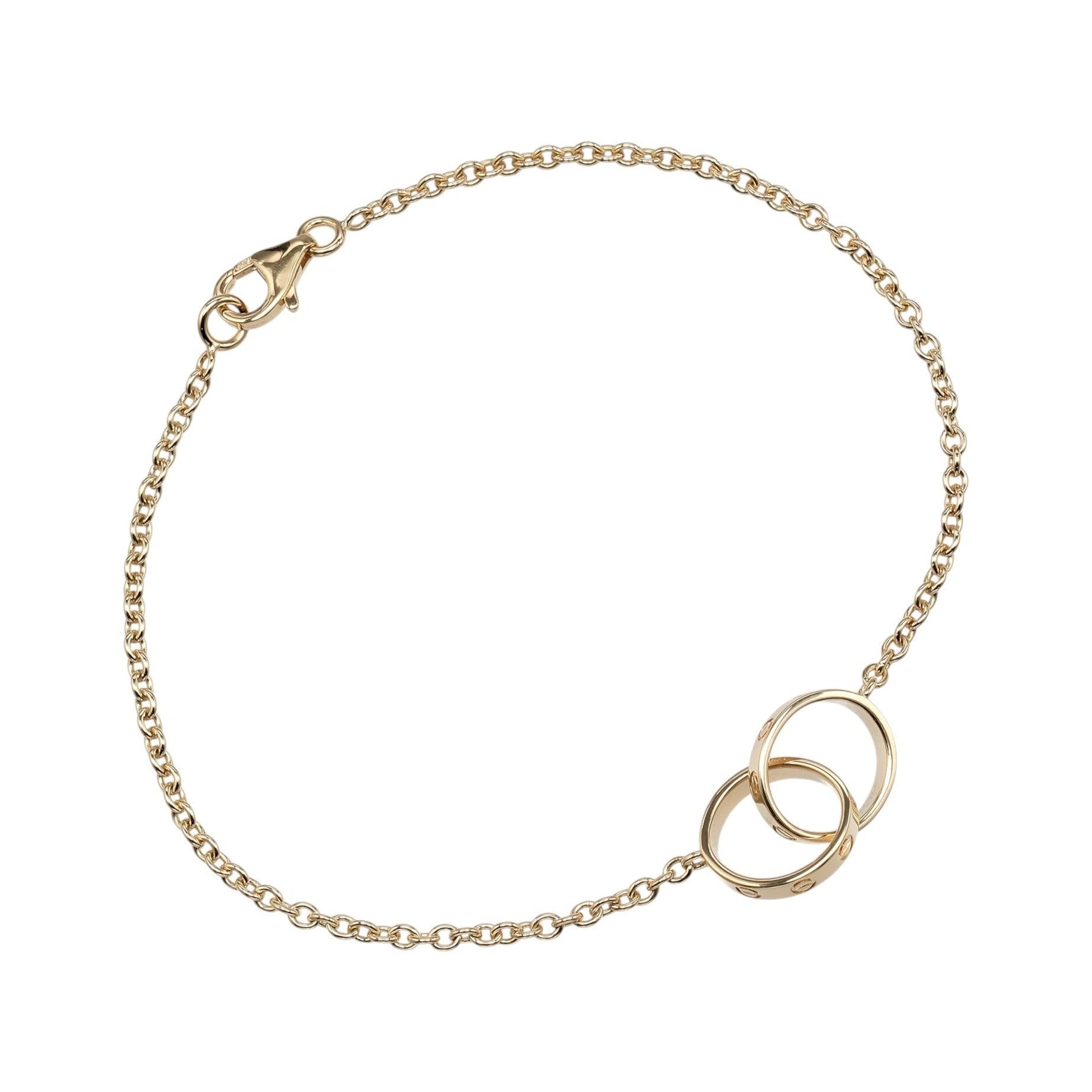 Cartier Love Interlocking 18K Yellow Gold, Gold, Yellow Gold, Bracelet