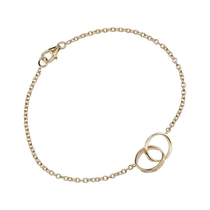 Cartier Love Interlocking 18K Yellow Gold, Gold, Yellow Gold, Bracelet