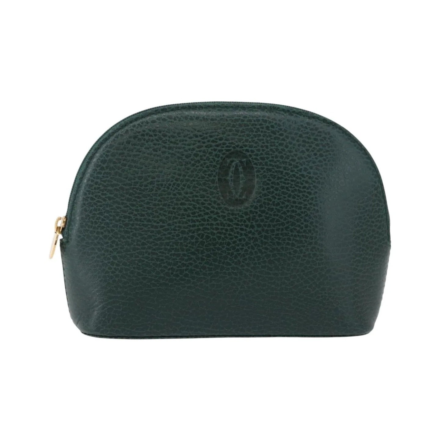 Cartier Marcello Clutch leather, Green, Leather, Clutch