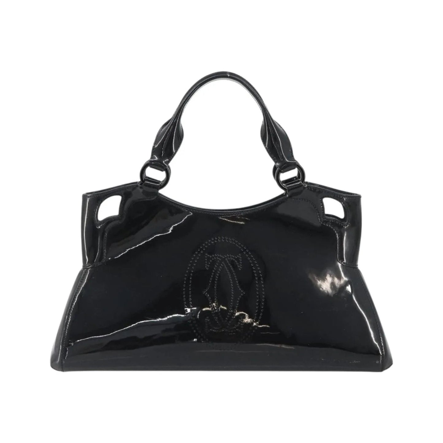 Cartier Marcello Patent leather, Black, Patent Leather, Handbag