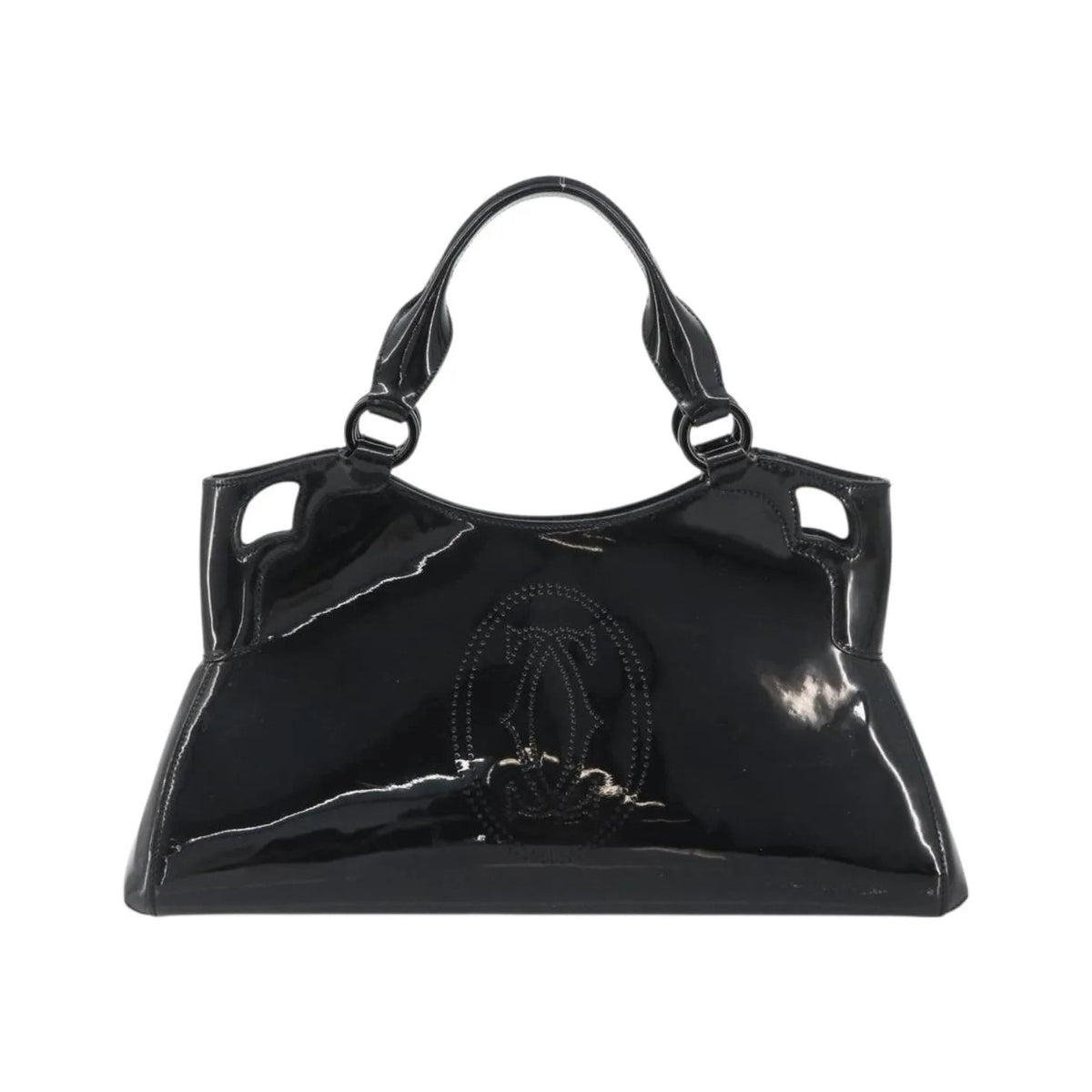 Cartier Marcello Patent leather, Black, Patent Leather, Handbag