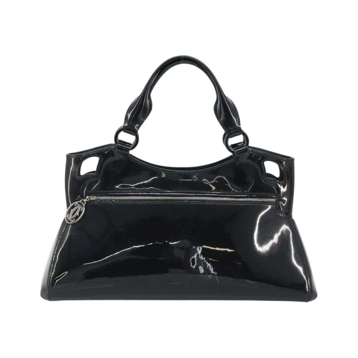 Cartier Marcello Patent leather, Black, Patent Leather, Handbag