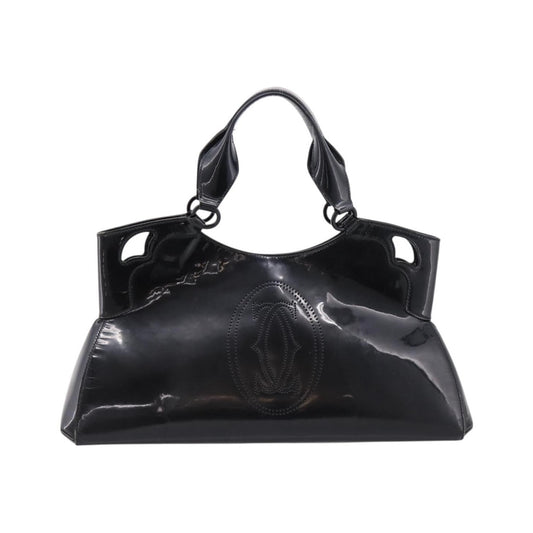 Cartier Marcello Patent leather, Black, Patent Leather, Handbag