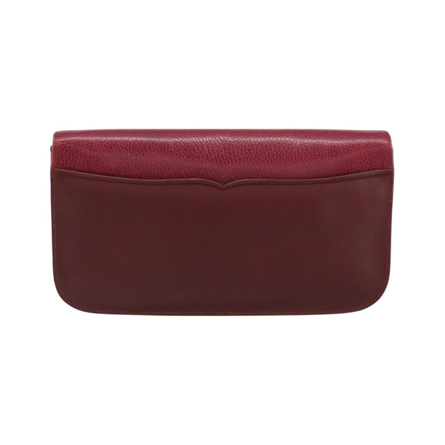 Cartier Must de Cartier Clutch Leather, Burgundy, Leather, Clutch