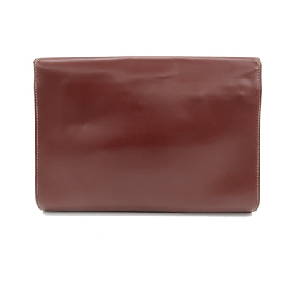 Cartier Must de Cartier Clutch Leather, Burgundy, Leather, Clutch