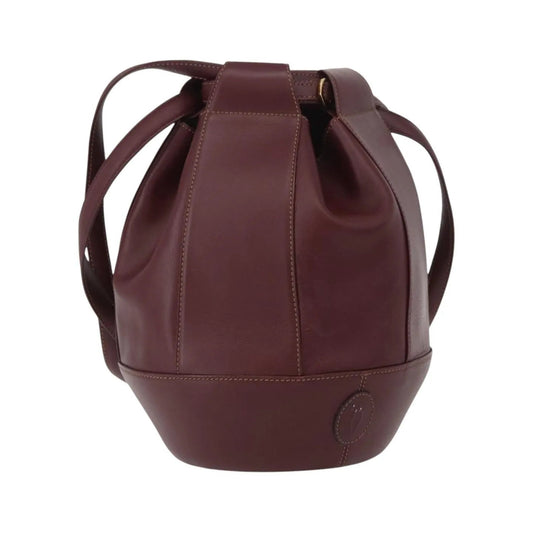 cartier Must de cartier Leather, Burgundy, Leather, Shoulder Bag