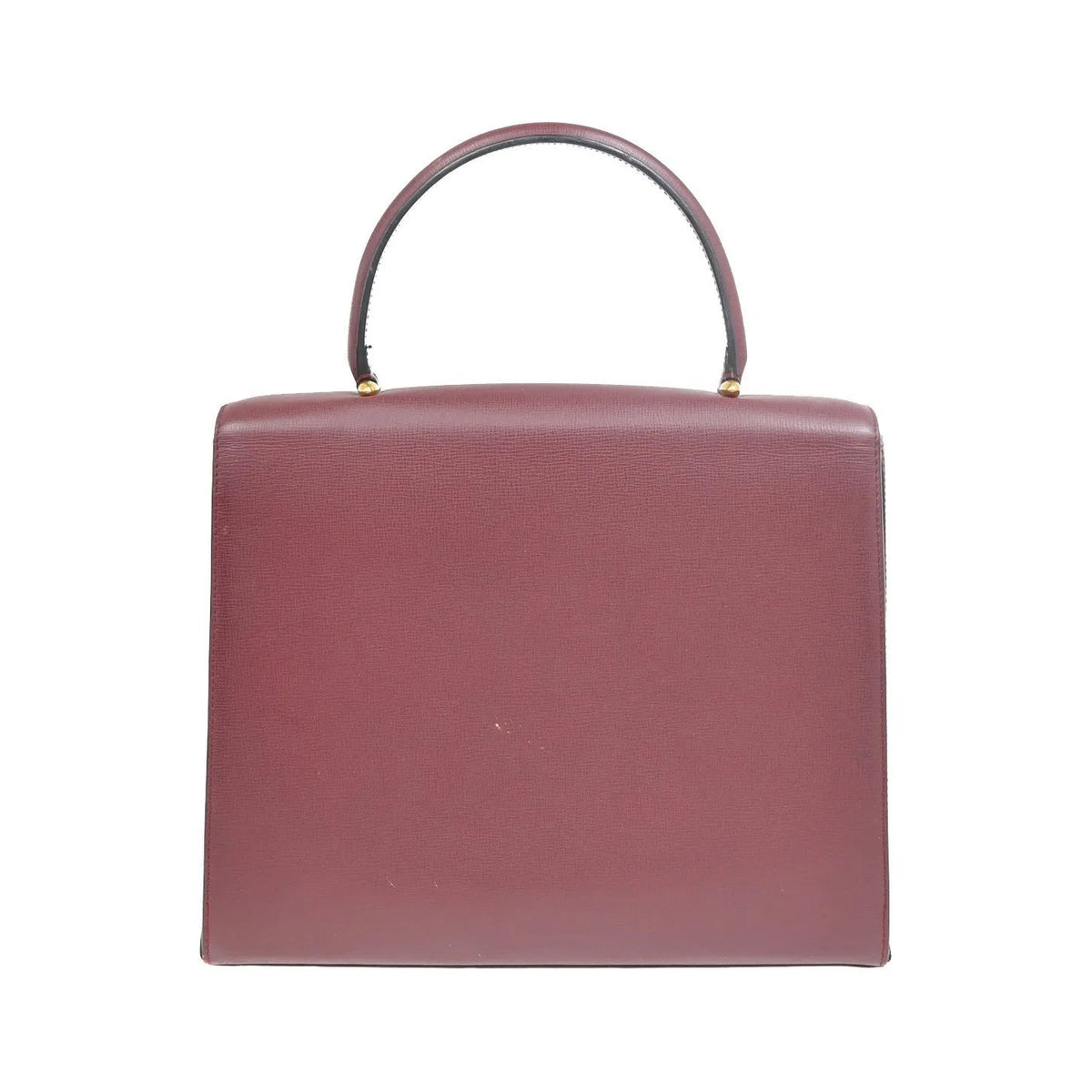 Cartier Must De Cartier Leather, Burgundy, Leather, Handbag