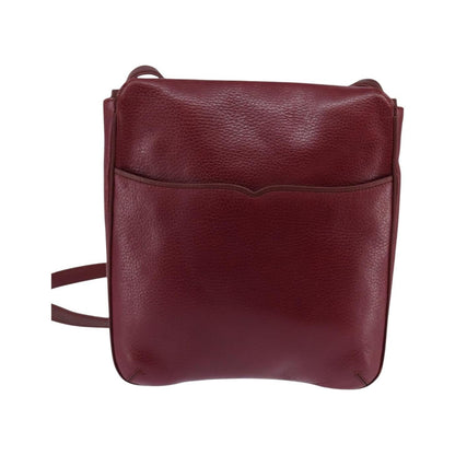 Cartier Must de Cartier Leather, Burgundy, Leather, Bag