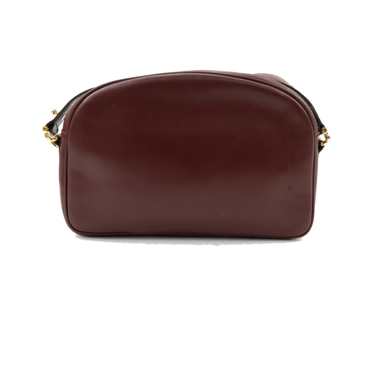 Cartier Must de Cartier Leather, Burgundy, Leather, Shoulder Bag