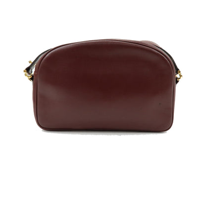 Cartier Must de Cartier Leather, Burgundy, Leather, Shoulder Bag