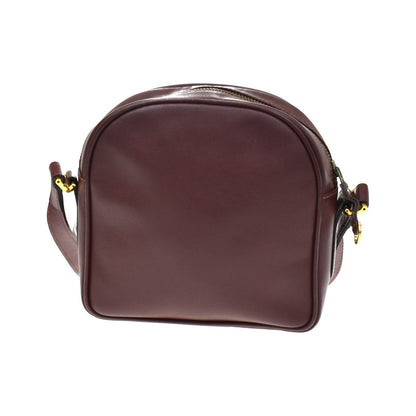 Cartier Must de Cartier Leather, Red, Leather, Shoulder Bag