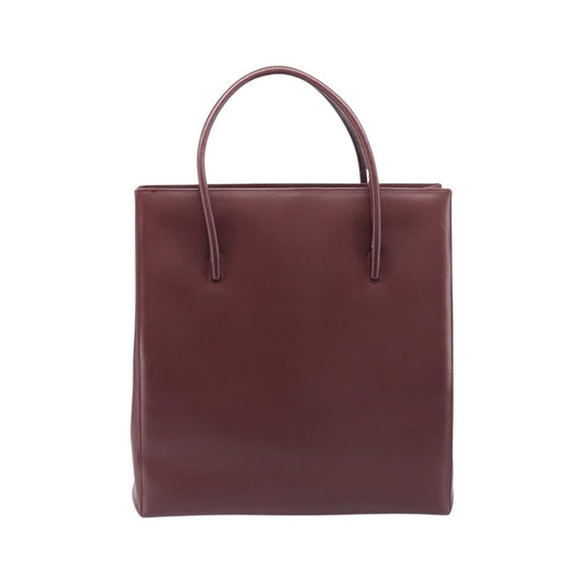 Cartier Must Line Leather, Burgundy, Leather, Handbag