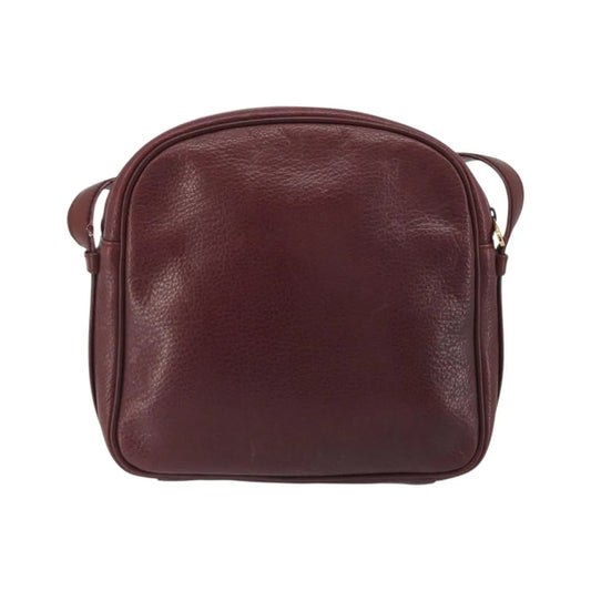 Cartier Tasseled Must de Cartier Leather, Burgundy, Leather, Shoulder Bag