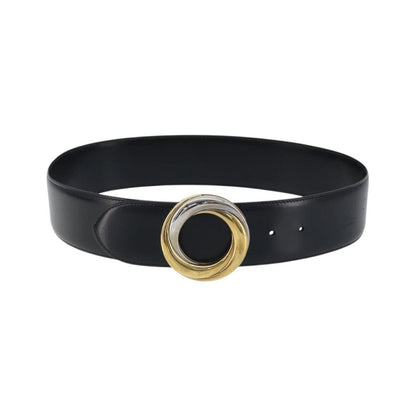 Cartier Trinity belt Leather, Black, Leather, Belt