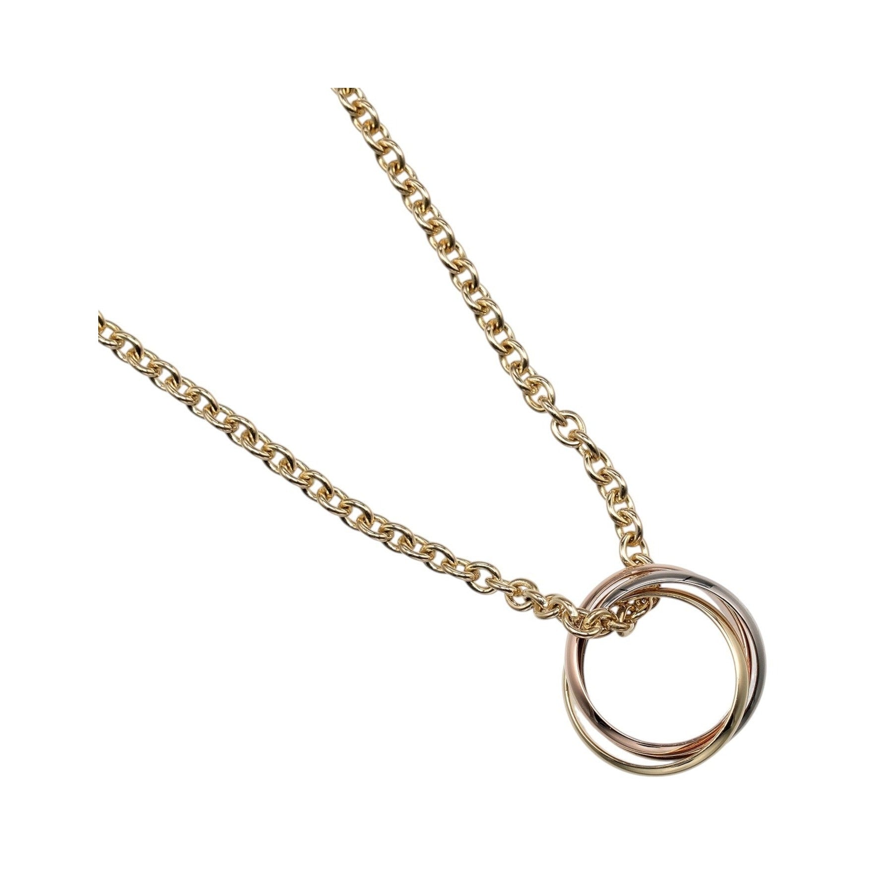 Cartier Trinity Pendant 18K Tricolor Gold, Gold, Yellow Gold, Necklace