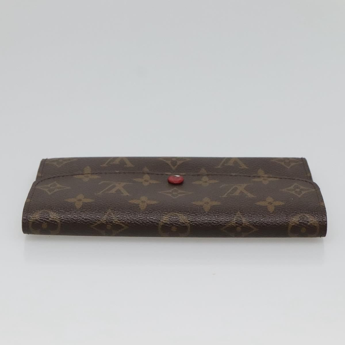 Louis Vuitton Emilie Monogram Canvas, Red, Canvas, Wallet