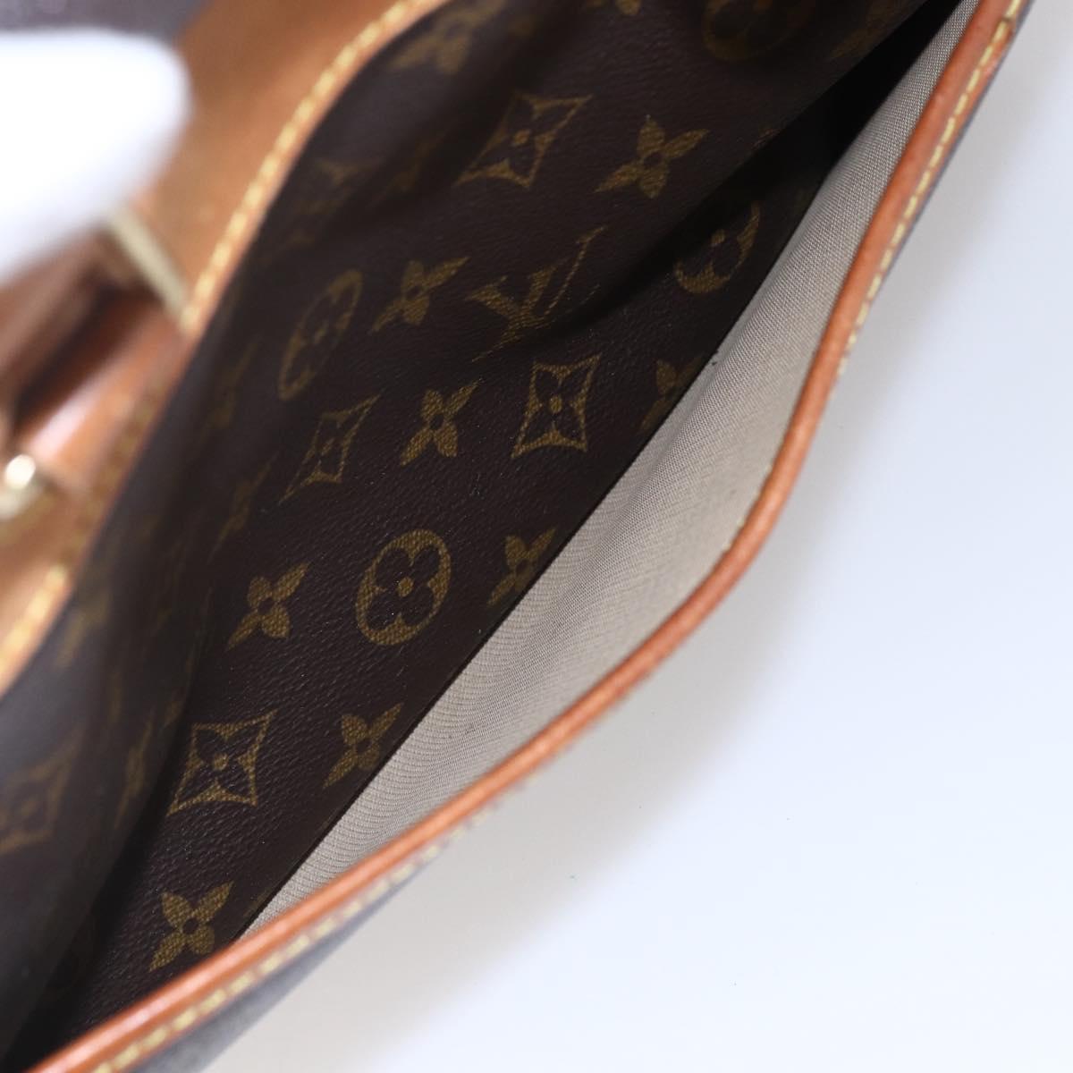 Louis Vuitton Deauville Handbag Monogram Canvas, BROWN, CANVAS, Handbag