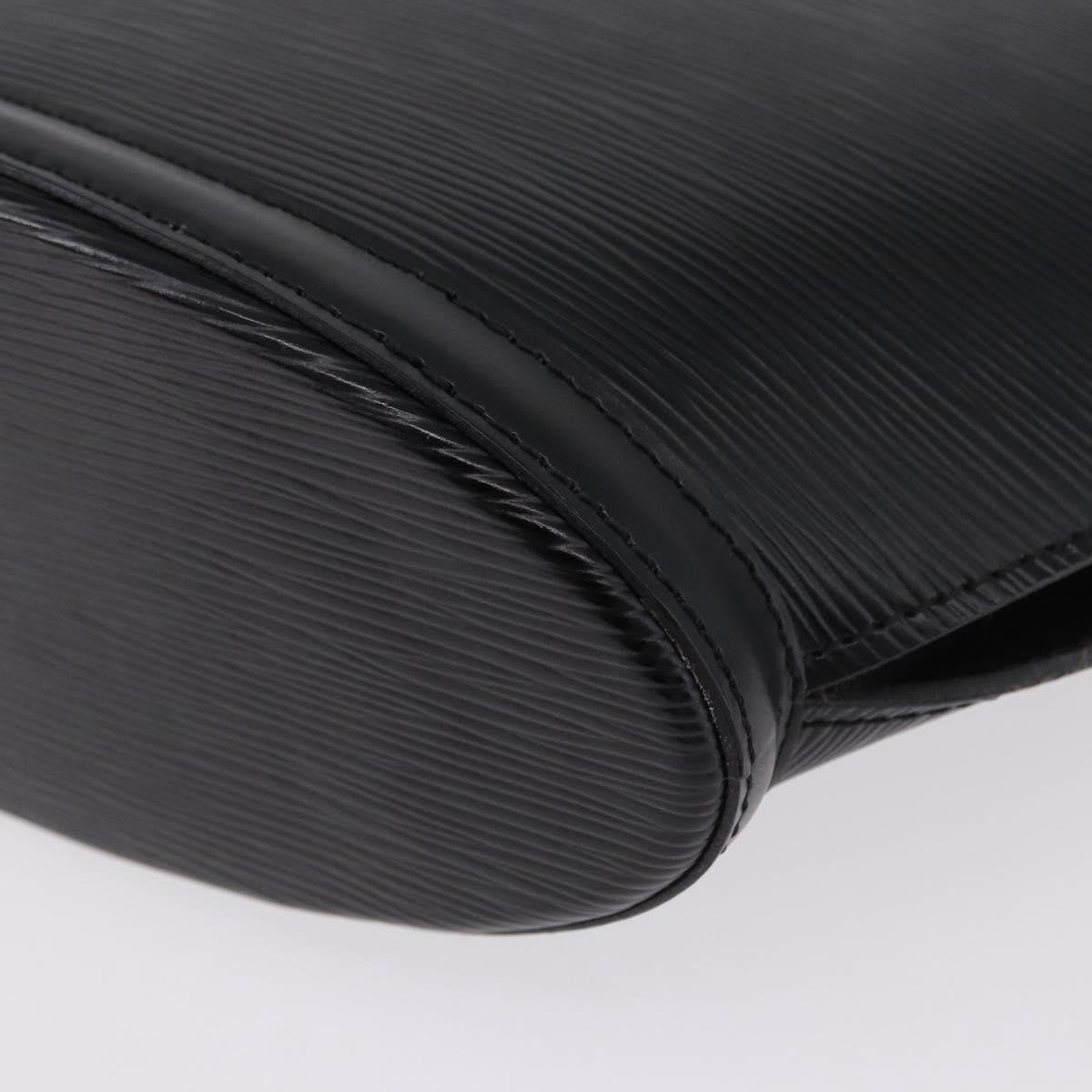 Louis Vuitton Saint Jacques Leather, Black, Leather, Shoulder Bag