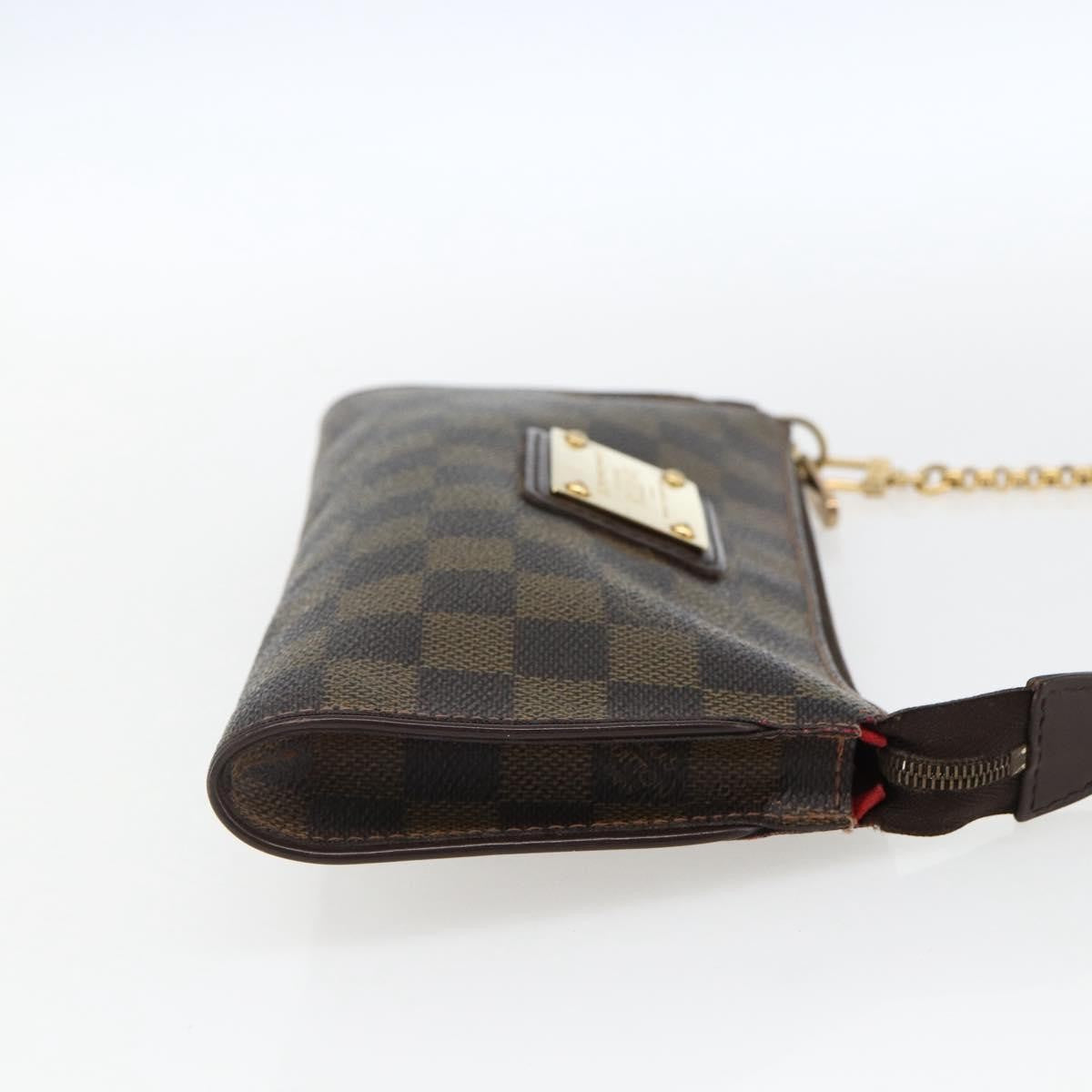Louis Vuitton Sophie Damier Ebene, Brown, Canvas, Clutch