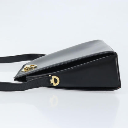 Celine Vintage Leather, Black, Leather, Shoulder Bag