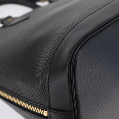 Louis Vuitton Alma Epi Leather, Black, Leather, Handbag