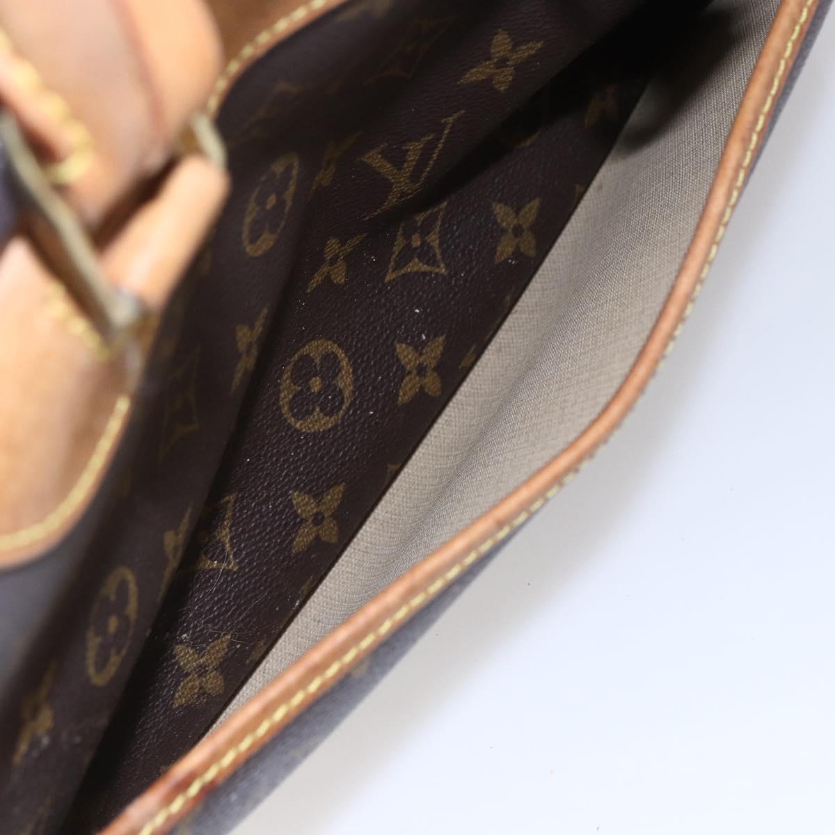 Louis Vuitton Deauville Handbag Monogram Canvas, BROWN, CANVAS, Handbag