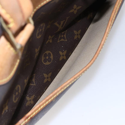Louis Vuitton Deauville Handbag Monogram Canvas, BROWN, CANVAS, Handbag